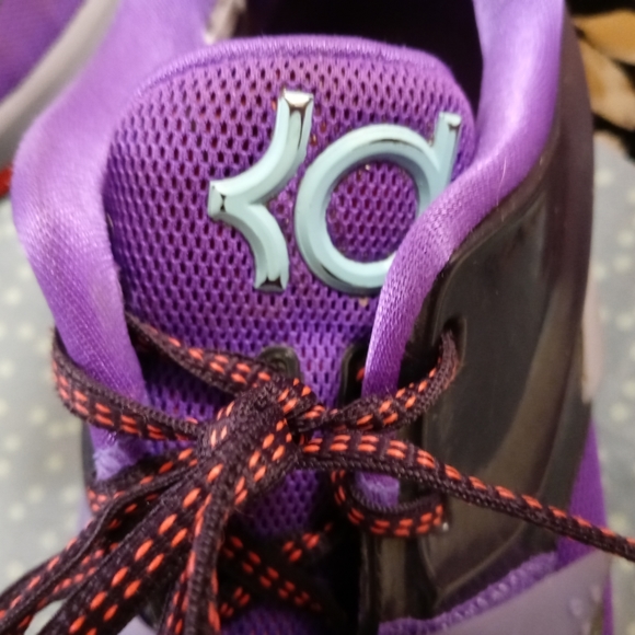 Nike Air KD7 Hyper Punch Kevin Durant Basketball Sneakers 7Youth - Picture 8 of 13